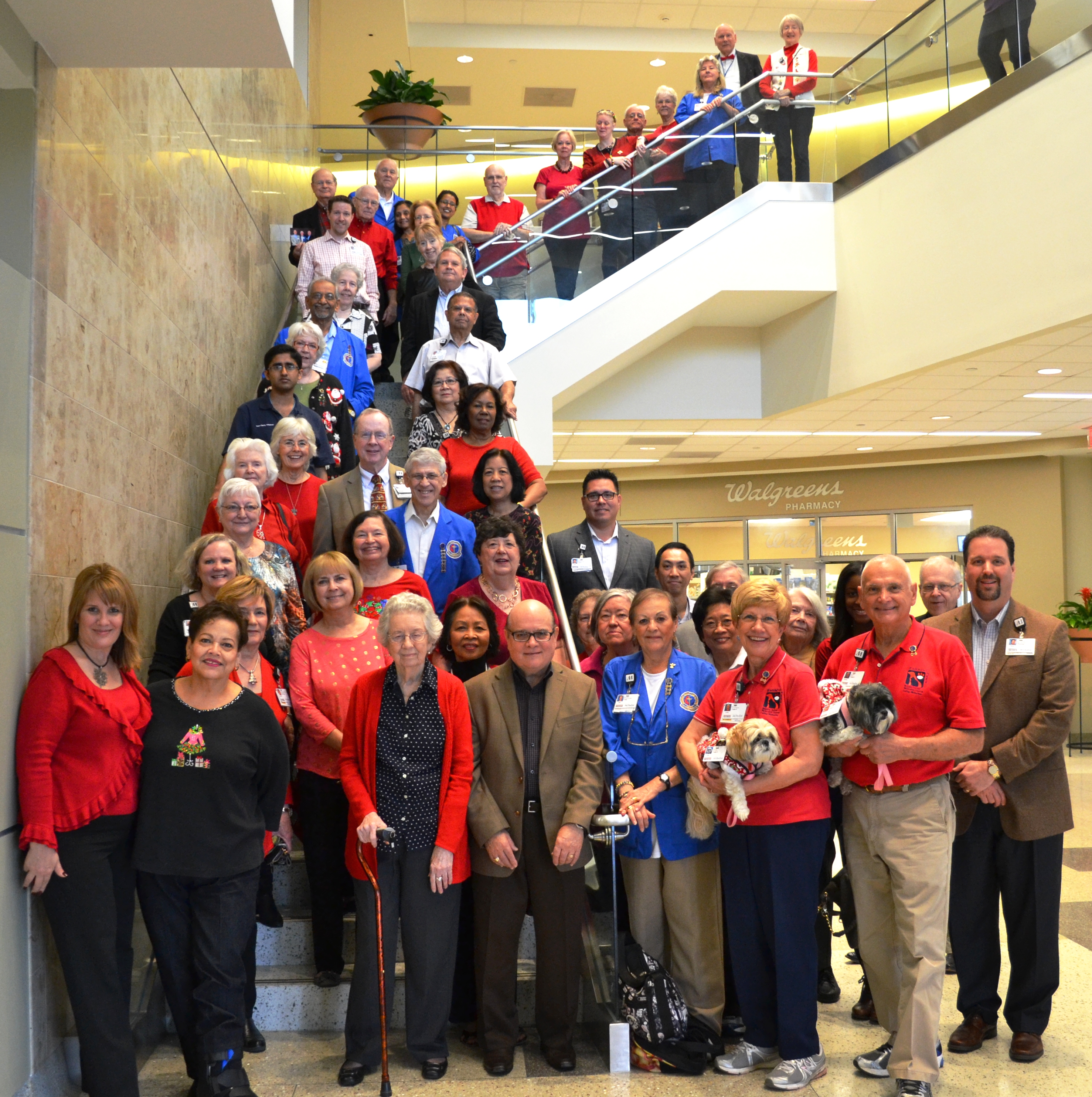 Volunteer Christmas Group Photo - 2015