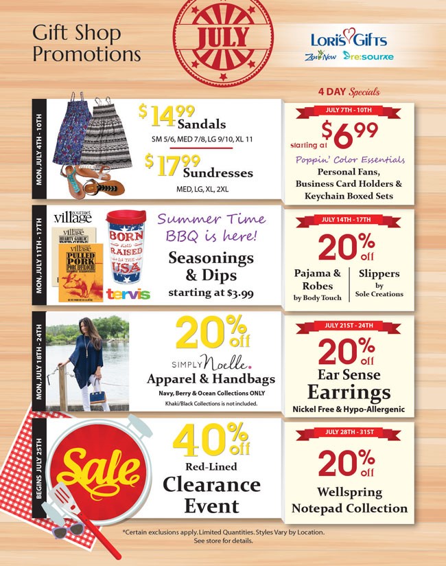 Gift Shop July